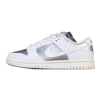 Nike Dunk Low Next Nature Sheer Lace Metallic Platinum