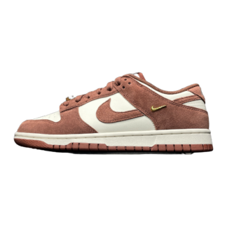 Nike Dunk Low Red Sepia Gold Mini Swoosh IB4417-104