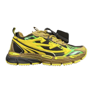 OFF-WHITE Be Right Back Brown Yellow OMIA295F24FAB0016084