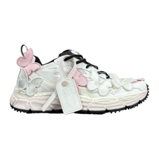 OFF-WHITE Be Right Back Pink White Butterflies OWIA289W24FAB0023001