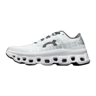 On Running Cloudmonster All White Black 61-98434