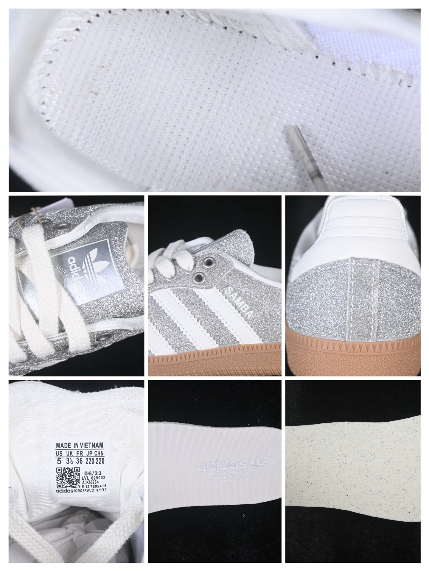 adidas Samba OG 'Supplier Colour Off White Silver Metallic' KI6264 – Image 10