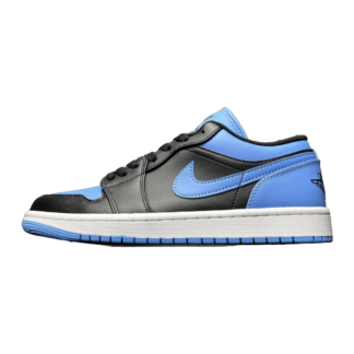 Air Jordan 1 Low Black/University Blue 553558-041