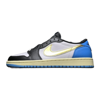 Jordan 1 Retro Low OG Black Dark Powder Blue CZ0790-104