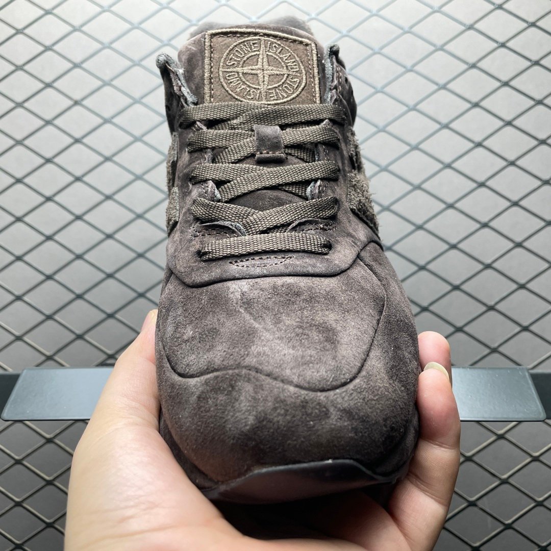 New Balance 574 Legacy Stone Island Ghost Dark Brown U574BSI1 – Image 10