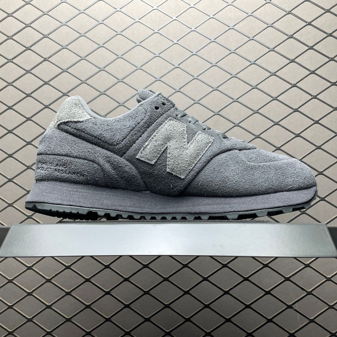 New Balance 574 Legacy Stone Island Ghost Dark Grey U574BST1 – Image 4