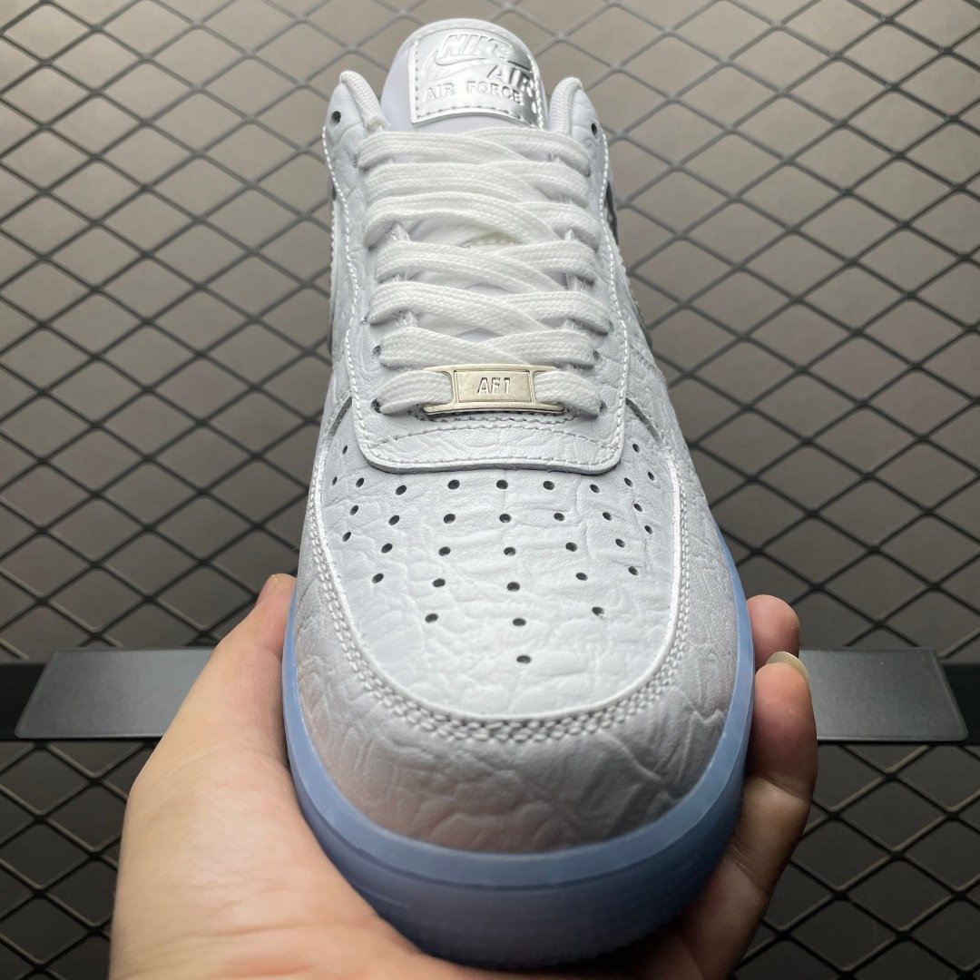 Nike Air Force 1 Low '07 Crocodile White Blue Tint IR1981-100 – Image 10