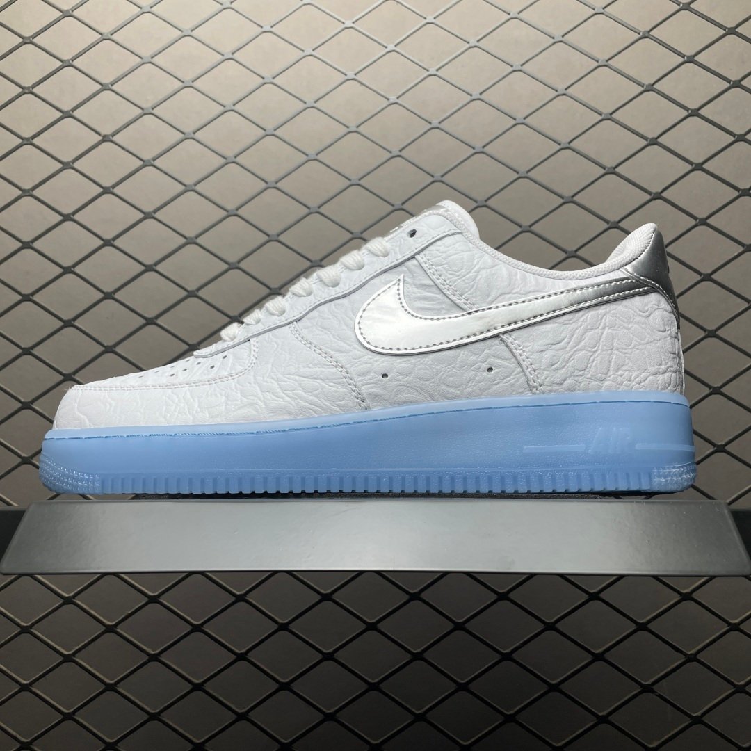 Nike Air Force 1 Low '07 Crocodile White Blue Tint IR1981-100 – Image 2