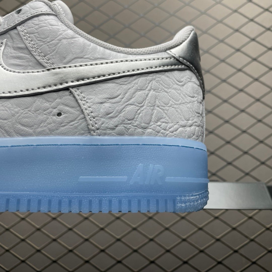 Nike Air Force 1 Low '07 Crocodile White Blue Tint IR1981-100 – Image 5