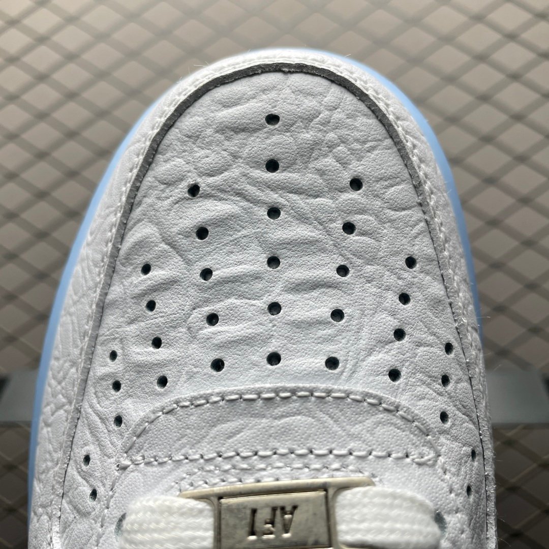 Nike Air Force 1 Low '07 Crocodile White Blue Tint IR1981-100 – Image 8