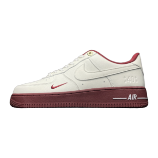 Nike Air Force 1 Low '07 SE 40th Anniversary Edition Sail Team Red DQ7582-100