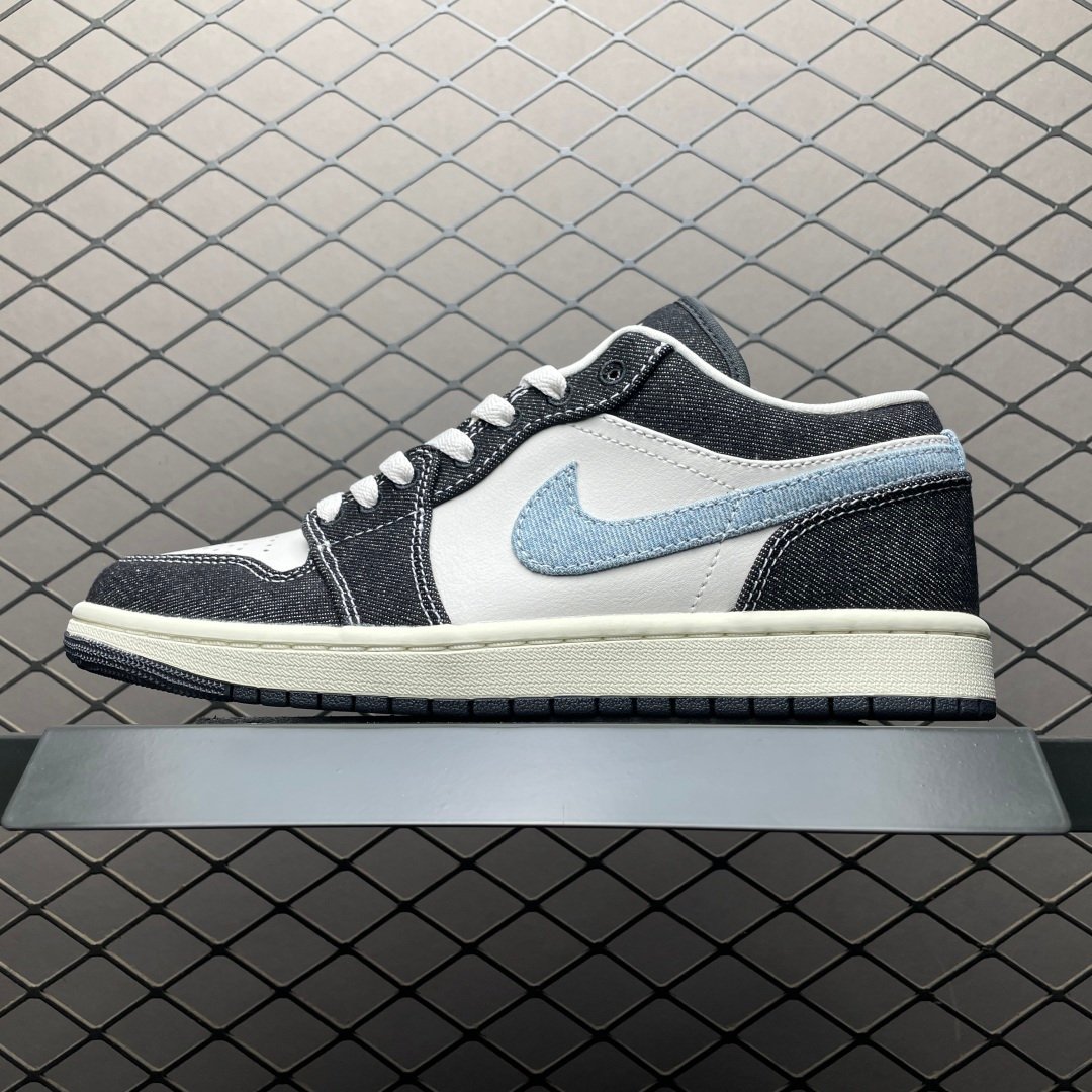 Air Jordan 1 Low 'Black Light Armory Blue' JA4395-041 – Image 2