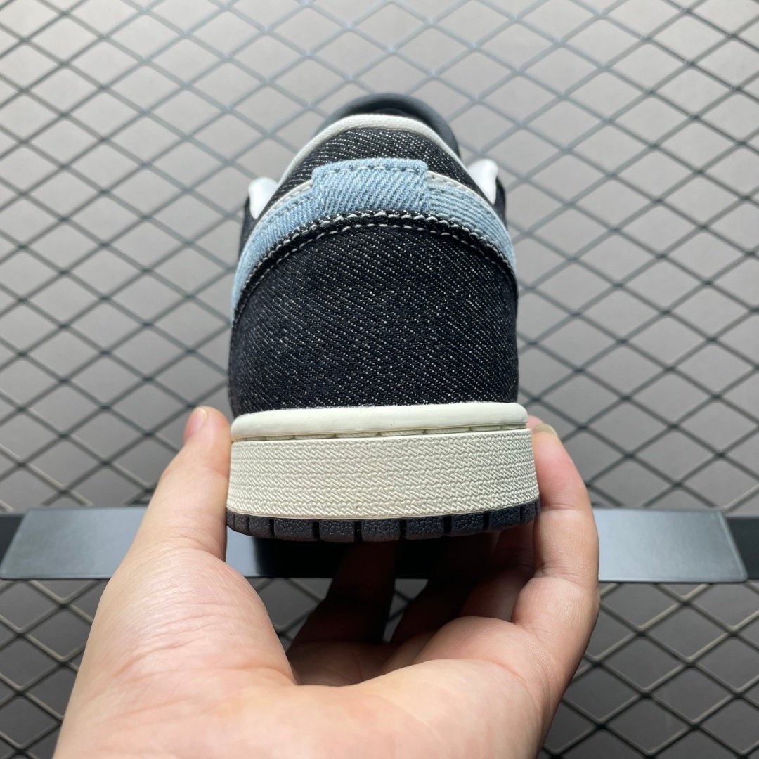 Air Jordan 1 Low 'Black Light Armory Blue' JA4395-041 – Image 3