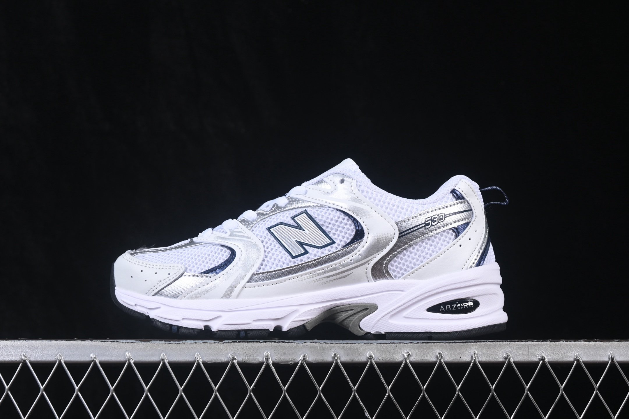 New Balance 530 White Natural Indigo GR530SB1 – Image 2