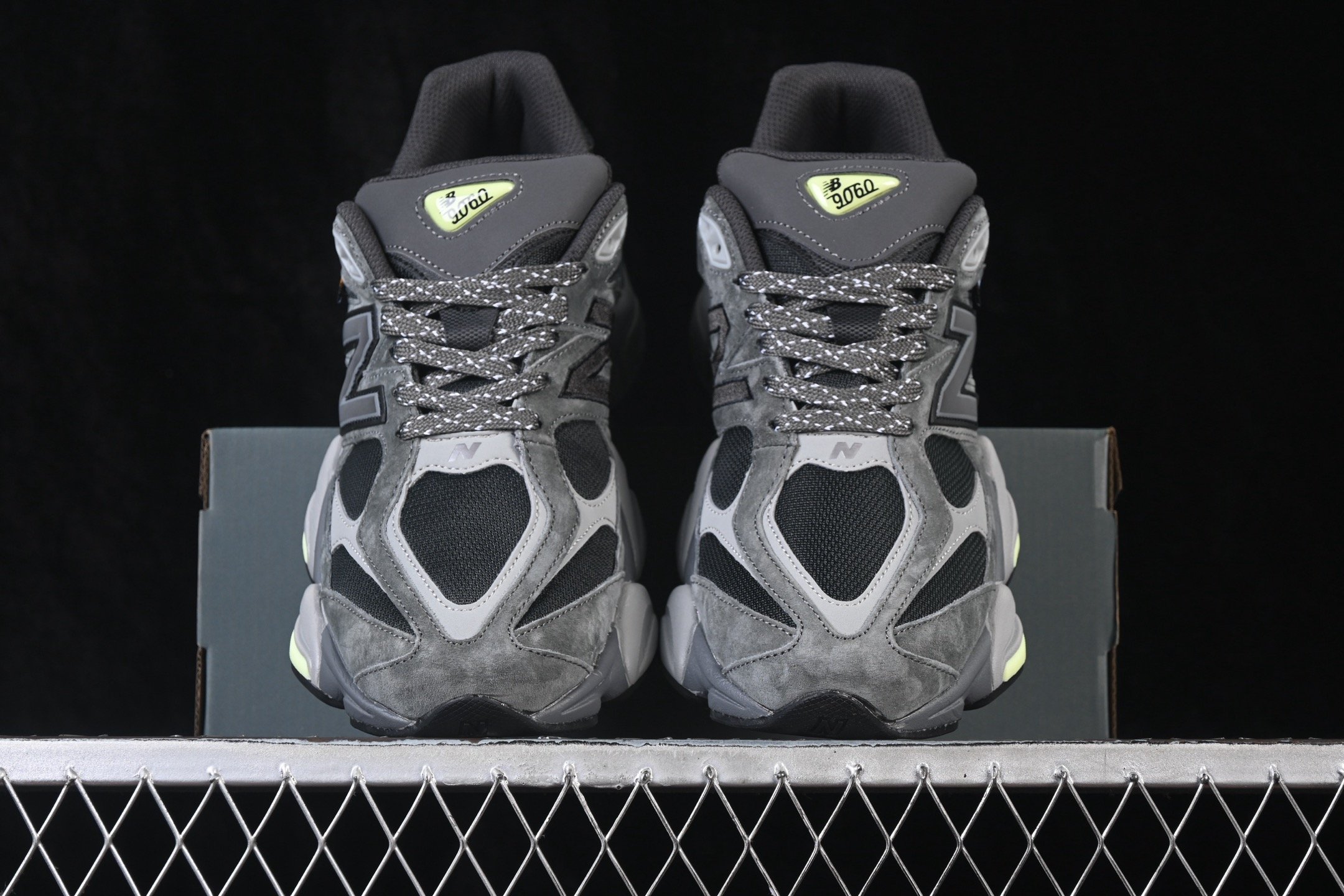 New Balance 9060 Black Cement Dry Lime U90602P8 – Image 5