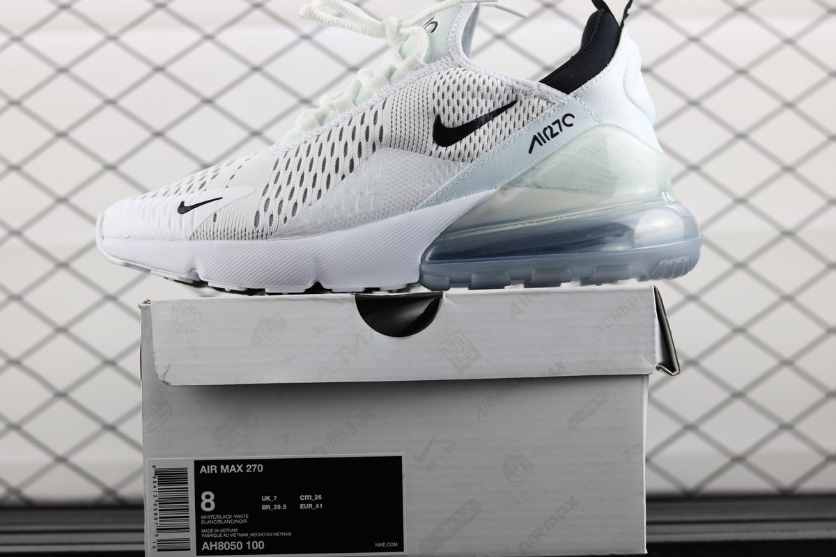 Nike Air Max 270 White Black AH8050-100 – Image 7