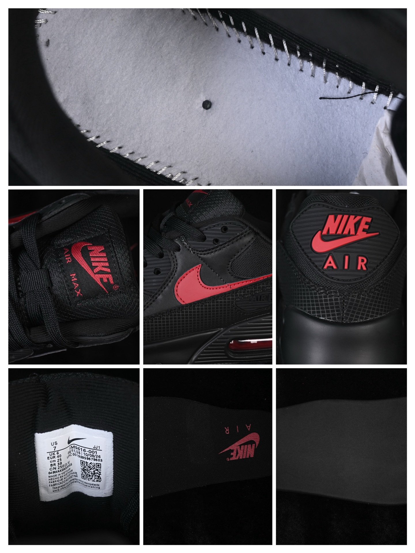 Nike Air Max 90 'Black & Tough Red' IM9616-001 – Image 10