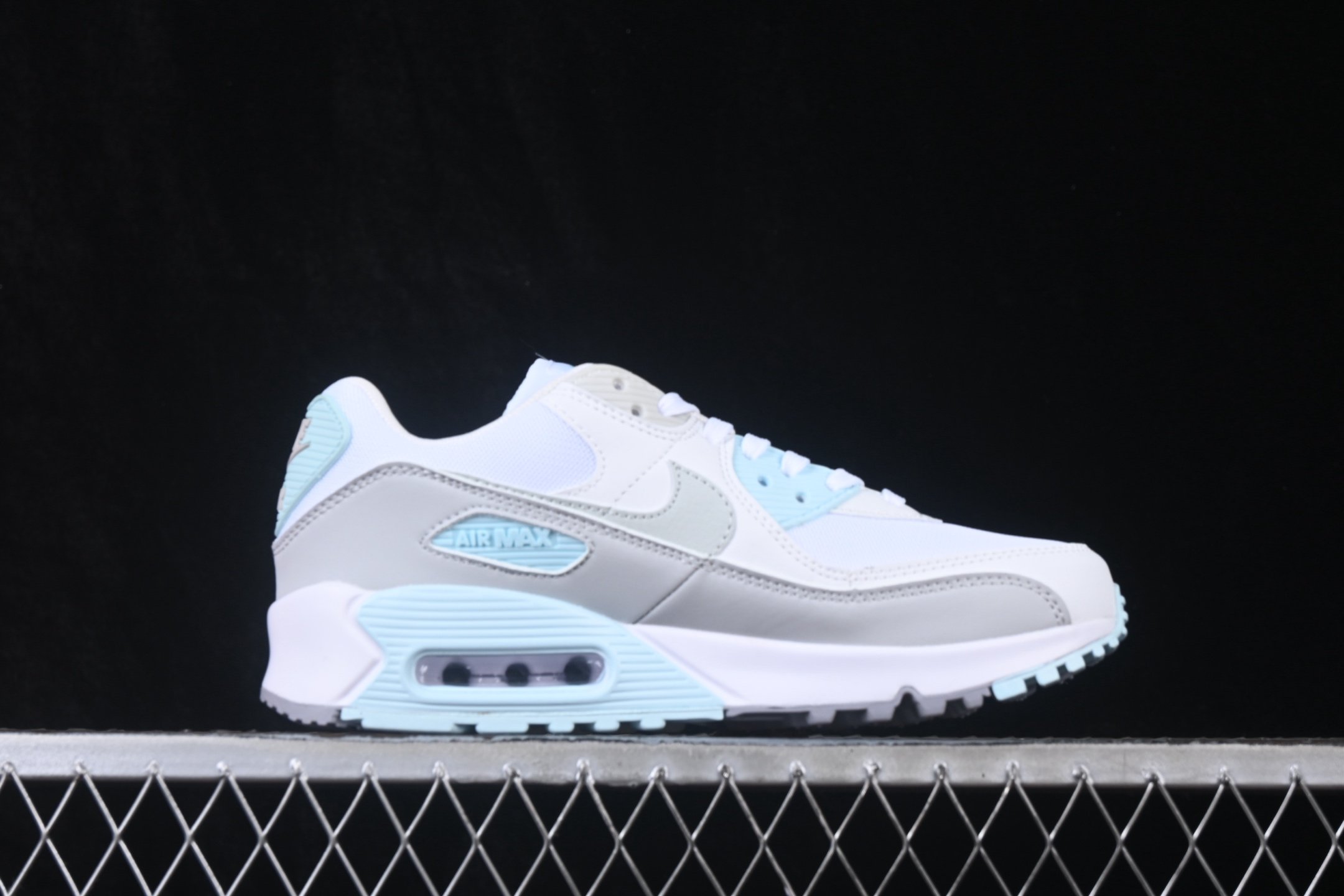 Nike Air Max 90 White Glacier Blue DH8010-104 – Image 3